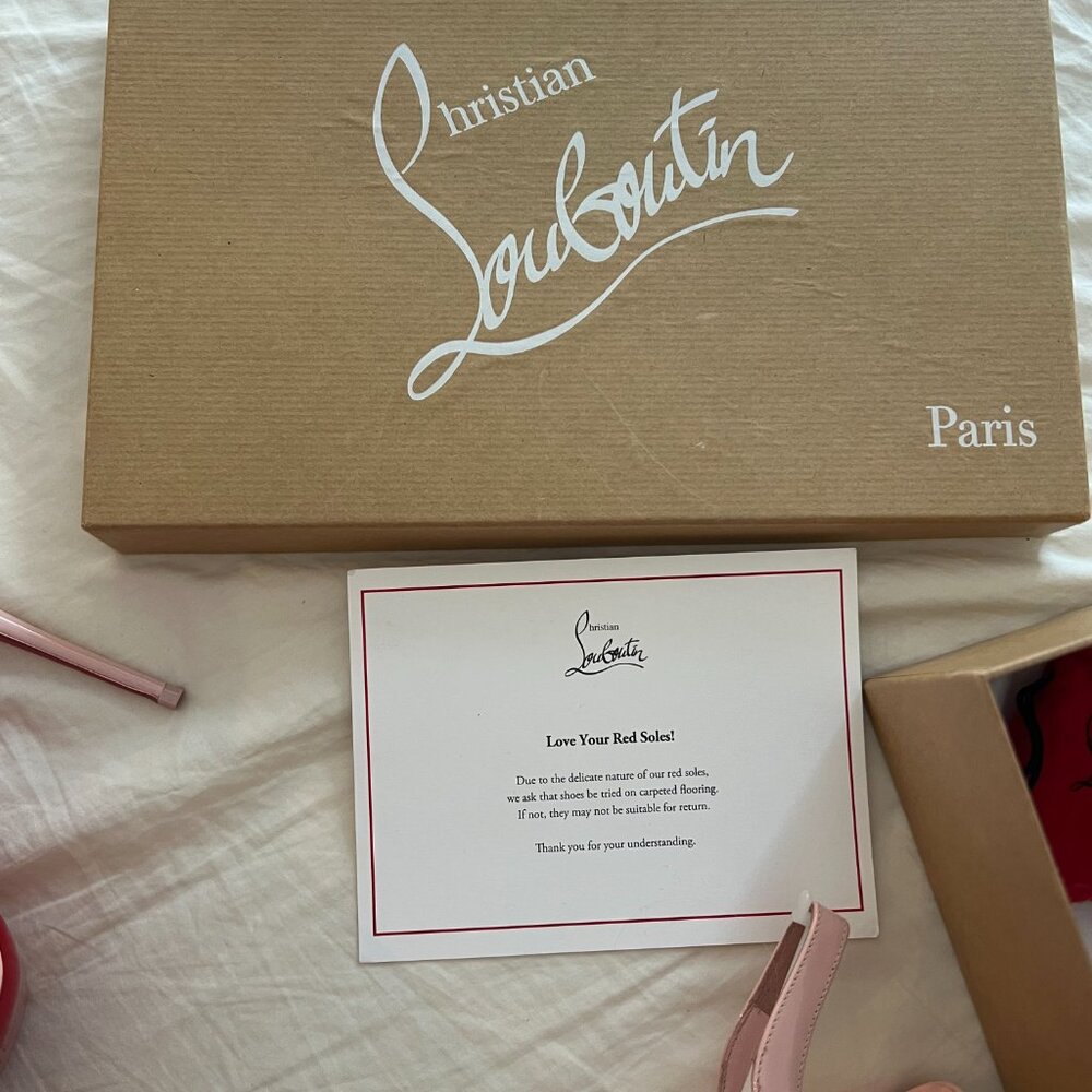 Christian Louboutin Hot Chick Sling 100 - Picture 3 of 7